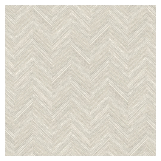 RoomMates White & Beige Herringbone Weave Peel & Stick Wallpaper